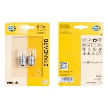 Bulb - R10W - Standard - 12V - 10W - Quantity: 2