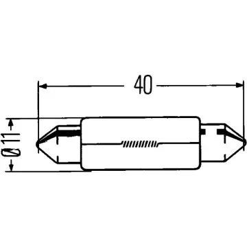 Halogen-Bulb - C10W - Standard - 12V - 10W