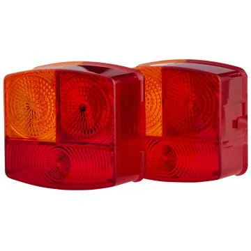 Lens, tail light assembly - Halogen - left - for e.g. DEUTZ-FAHR