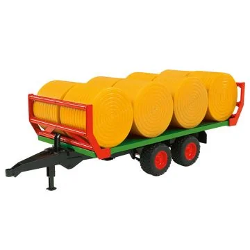 Bruder 02220 John Deere Bale Transport Trailer Model