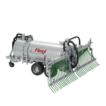 Bruder 02020 Fliegl Barrel Trailer With Spread Tubes Model