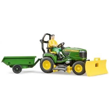Bruder 09824 John Deere Lawn Tractor With Gardener Model