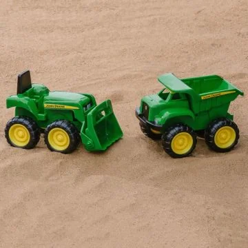John Deere Mini Vehicles Sandbox Set